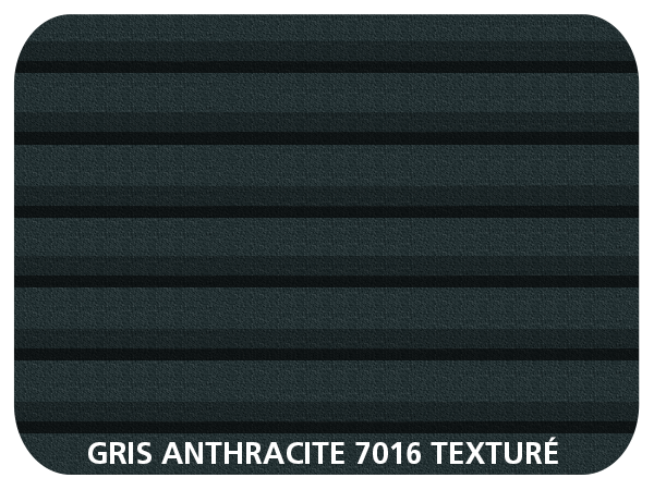 Coloris Lames Gris Anthracite 7016 Aspect Texturé