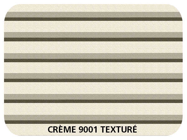 Coloris Lames Blanc Crème 9001 Aspect Texturé