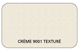 Coloris Tôle Perforée Blanc Crème 9001 Aspect Texturé 