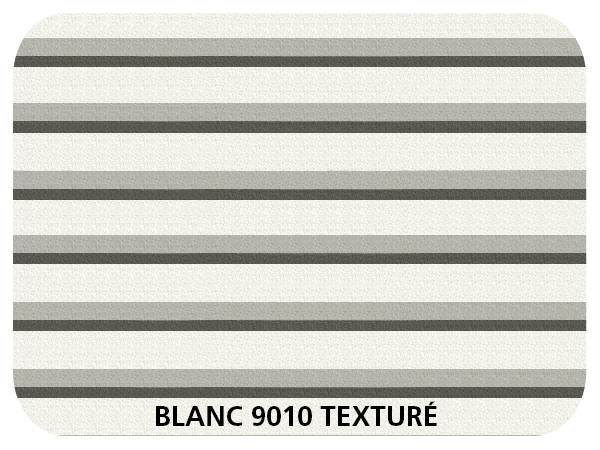 Coloris Lames Blanc Pur 9010 Aspect Texturé