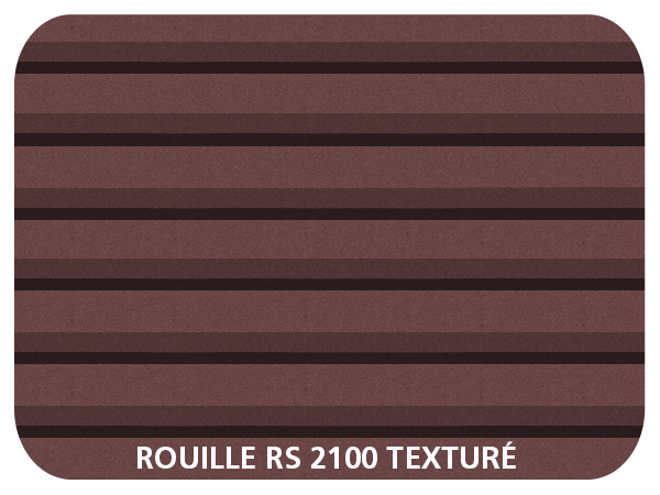 Coloris Lames Rouille RS 2100 Aspect Texturé