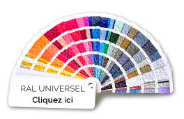 Coloris Lames au Choix Finition Aspect Texturé – Référence Ral à indiquer à l'étape suivante 