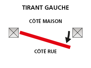 Tirant Gauche (Vue Côté Rue)