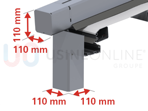 Section Poteaux & Poutres 110x110 mm