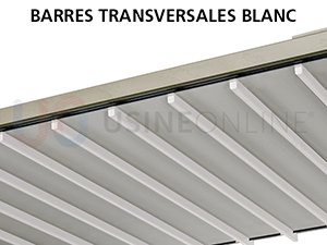 Barres Transversales Blanc Standard (Proche RAL 9010 Satiné)