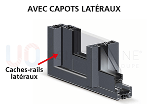 Avec Capots Latéraux (Caches-Rails Esthétiques & Thermiques Niveau 2)