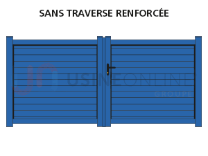 Sans Traverse Renforcée (Motorisation Invisio Intégrée aux Montants)