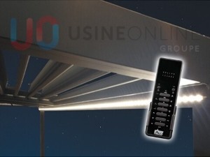 LED Coffre Avant (Opposé au Mur) 3500°K Blanc Médian 3000 Lumens (30 leds/m) + Télécommande Groupée Intensité Variable