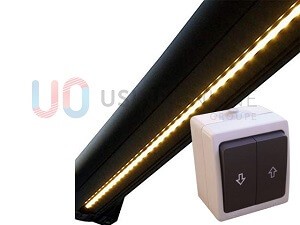 Led Sous Coffre Filaire (Interrupteur) Mural Etanche IM07 