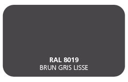  Brun Gris 8019 Thermolaquage Label Qualicoat, Qualimarine