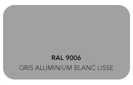 Gris Aluminium Blanc 9006 Label Qualicoat, Qualimarine