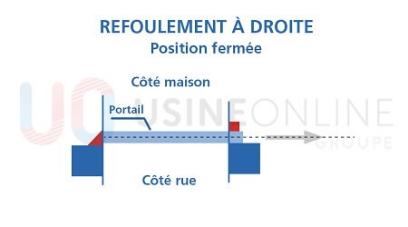 Refoulement Côté Droit (Vue Côté Rue)