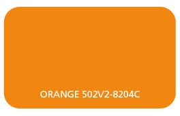Coloris Toile Orange 502V2-8204C