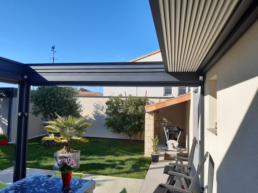 jardin terrasse pergola