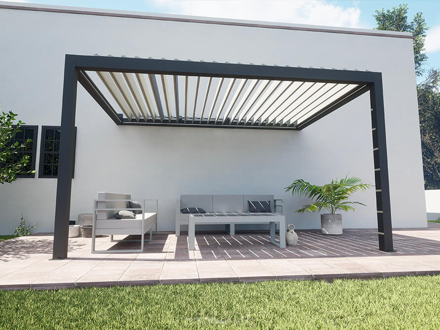 pergola adossée